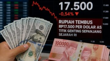 Rupiah Tembus Rp17.500 per Dolar AS, Jadi Titik Genting Baru Ekonomi Indonesia